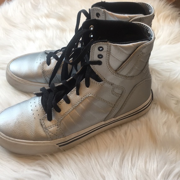 supra skytop silver